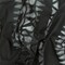 Black-Gray Tribal Printed Cotton-Poly Burnout Mesh Fabric By the Yard